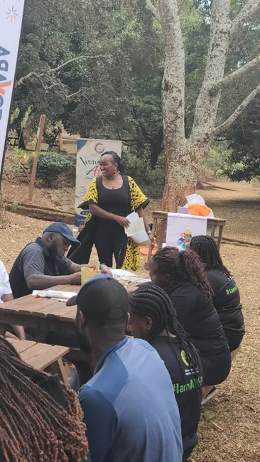 Introducing the outdoor creative wellbeing session